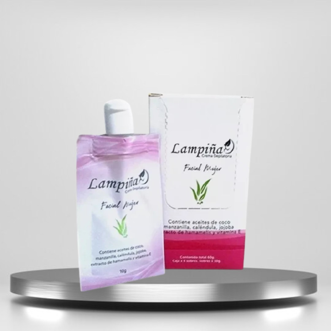 Crema Depilatoria Facial, Está diseñada especialmente para la depilación del vello facial femenino, ofreciendo una experiencia suave y eficaz.
