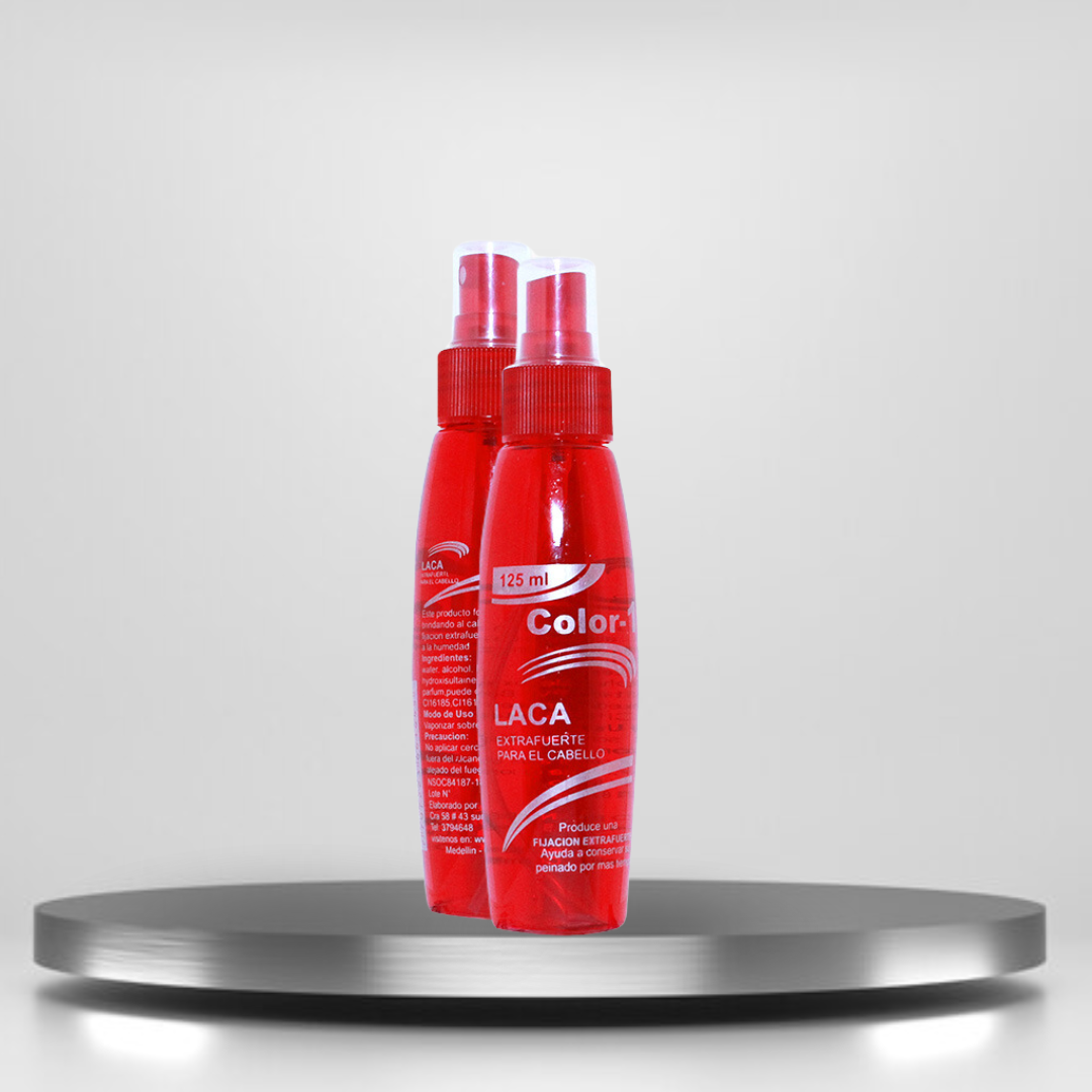 Laca Extra Fuerte Roja Color 1