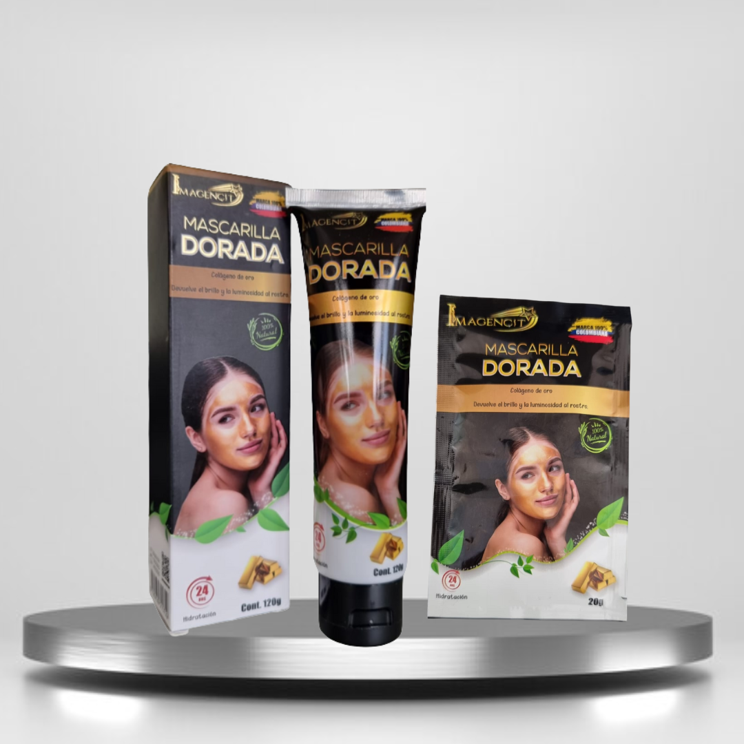 Mascarilla Facial Dorada Imagencit