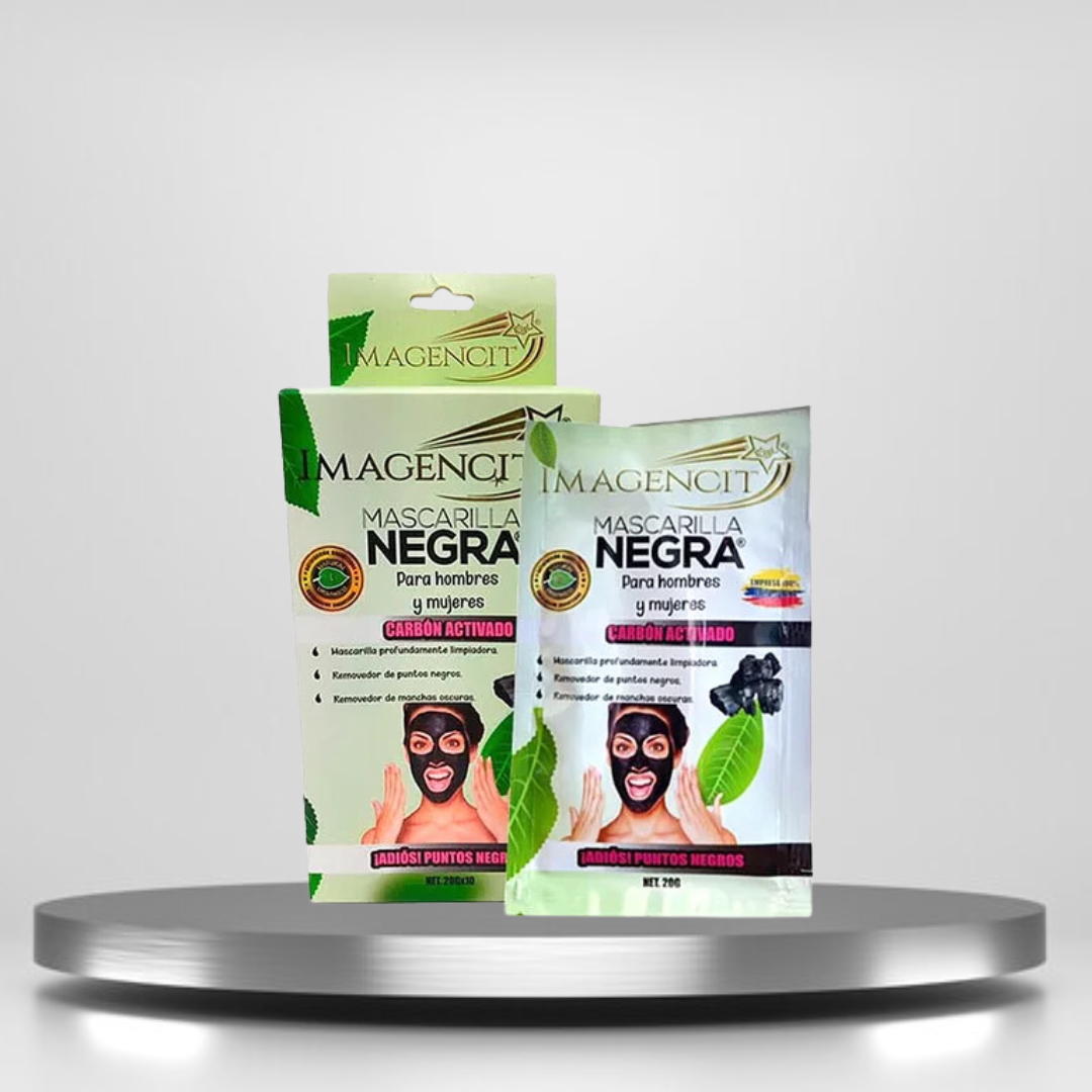 Mascarilla Hidroplastia Carbón Activado Imagencit